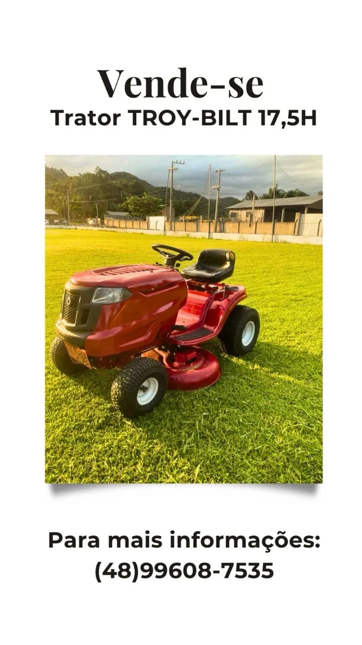 Trator Troy Bilt - 17,5HP - Foto 5