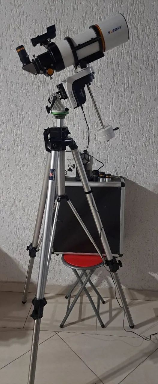 telescópio Sky-Watcher AZ-GTI + cunha + Tripé e hard case