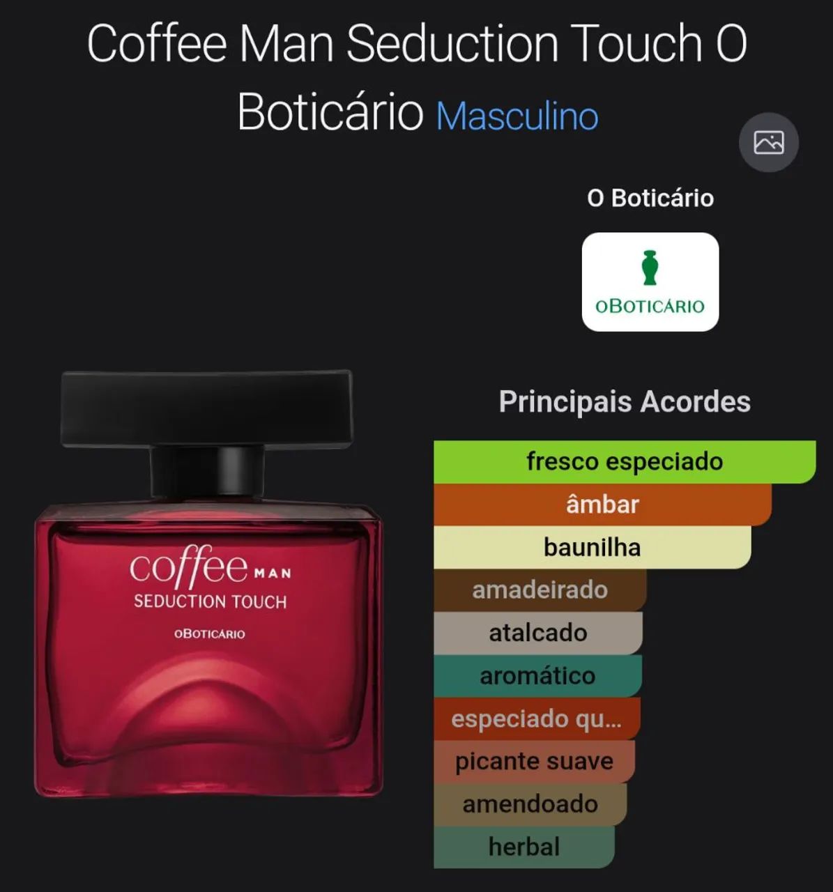 Coffee Man Seduction Touch 100ml - Foto 2