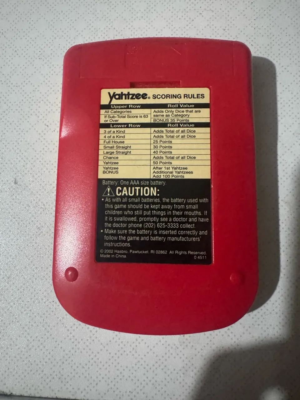 yahtzee handheld electronic game gold edition - Foto 3