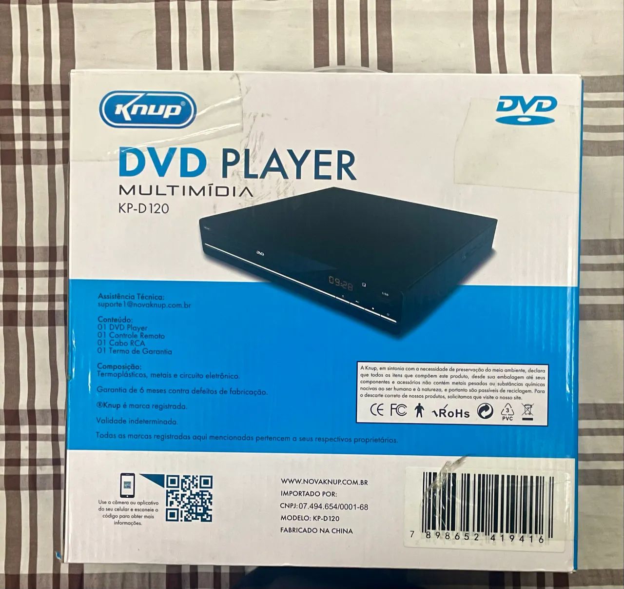 DVD Player Multimídia - KP - D120 - Foto 3