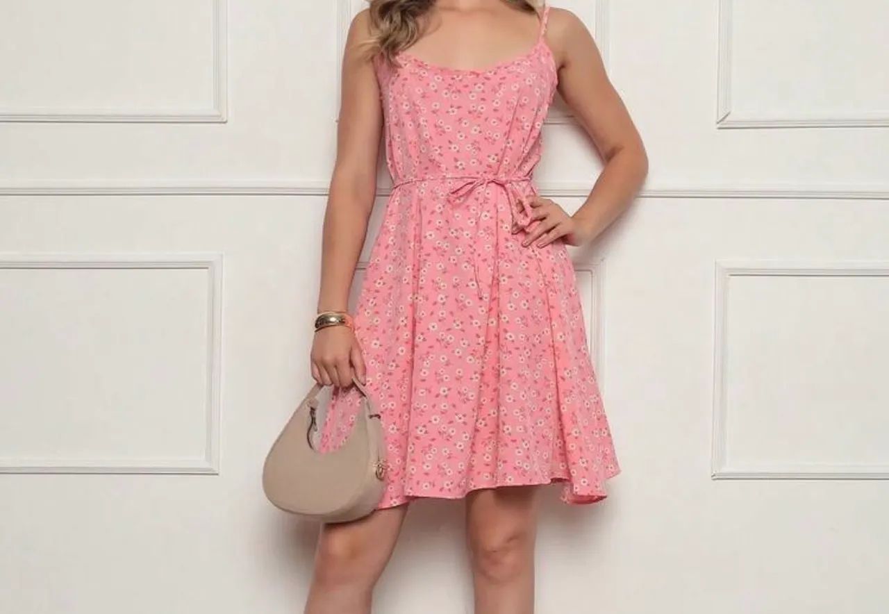 Vestido Shein Floral P - Foto 3