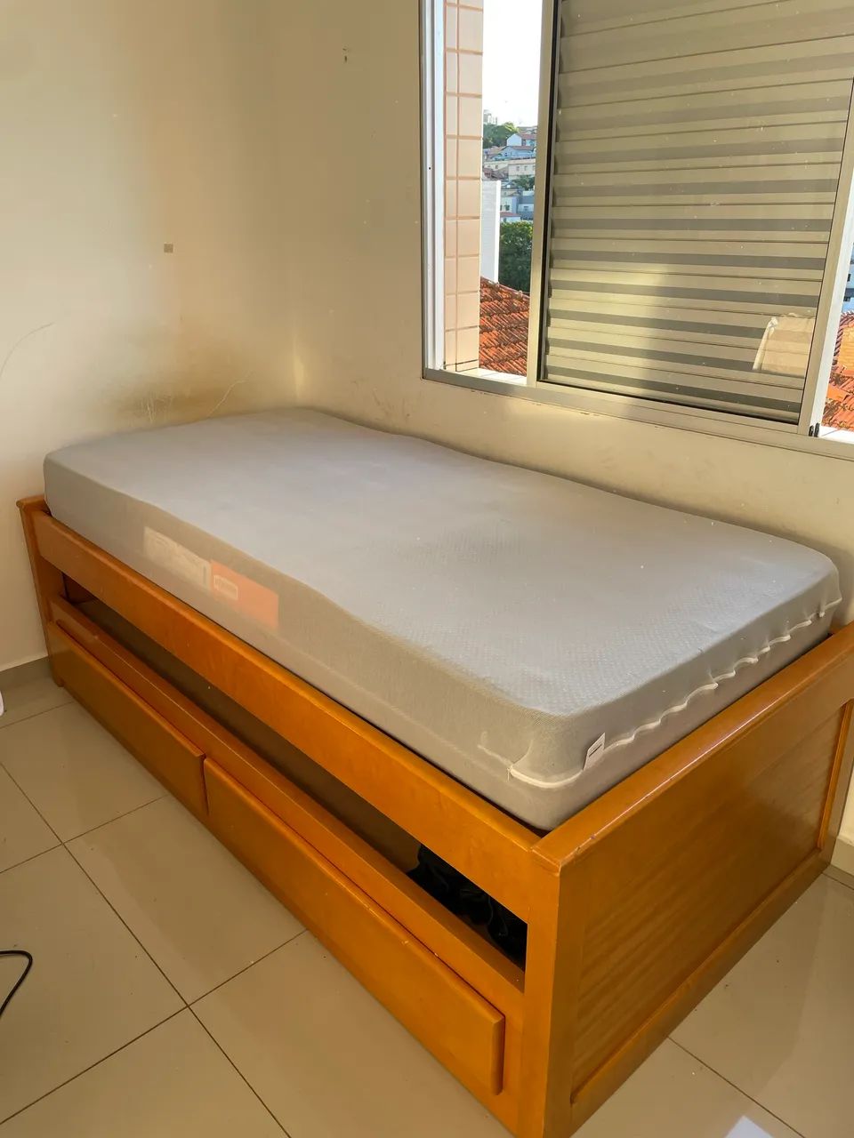 Cama solteiro 100% marfim imperial  - Foto 4