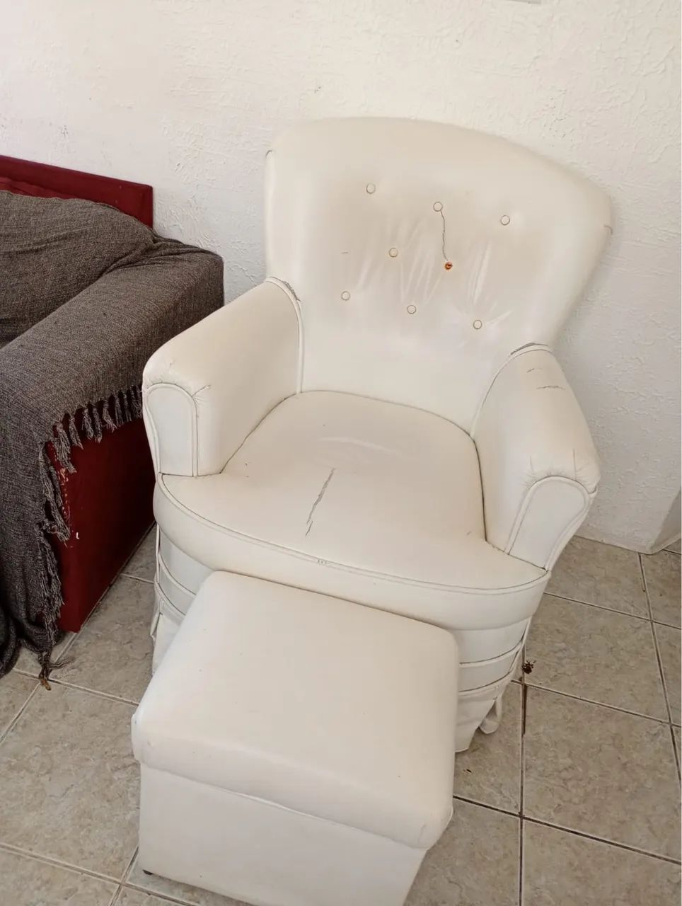 Poltrona de balanço + Puff