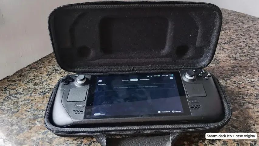 Steam deck 1tb + case original
