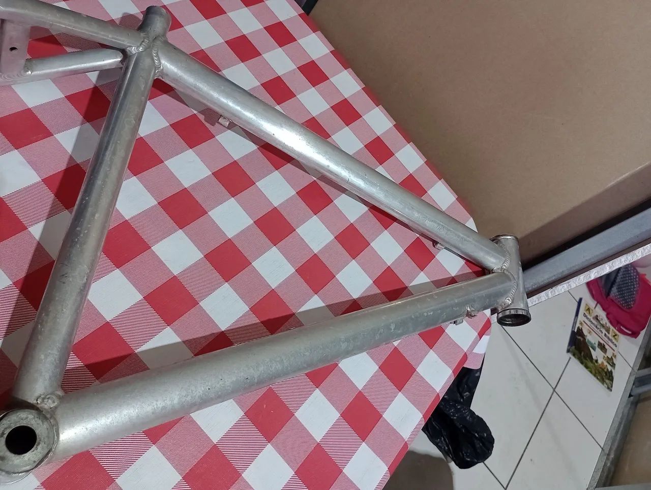 Quadro de bicicleta de alumínio aro 26 - Foto 5