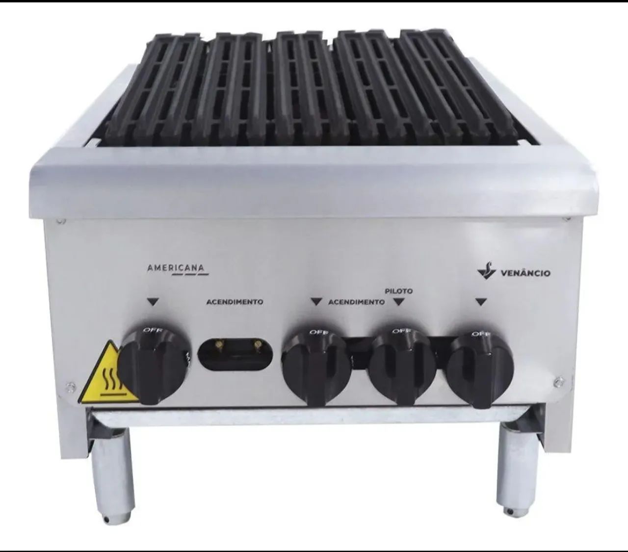 Char broiler Venâncio a gás 45cm nova