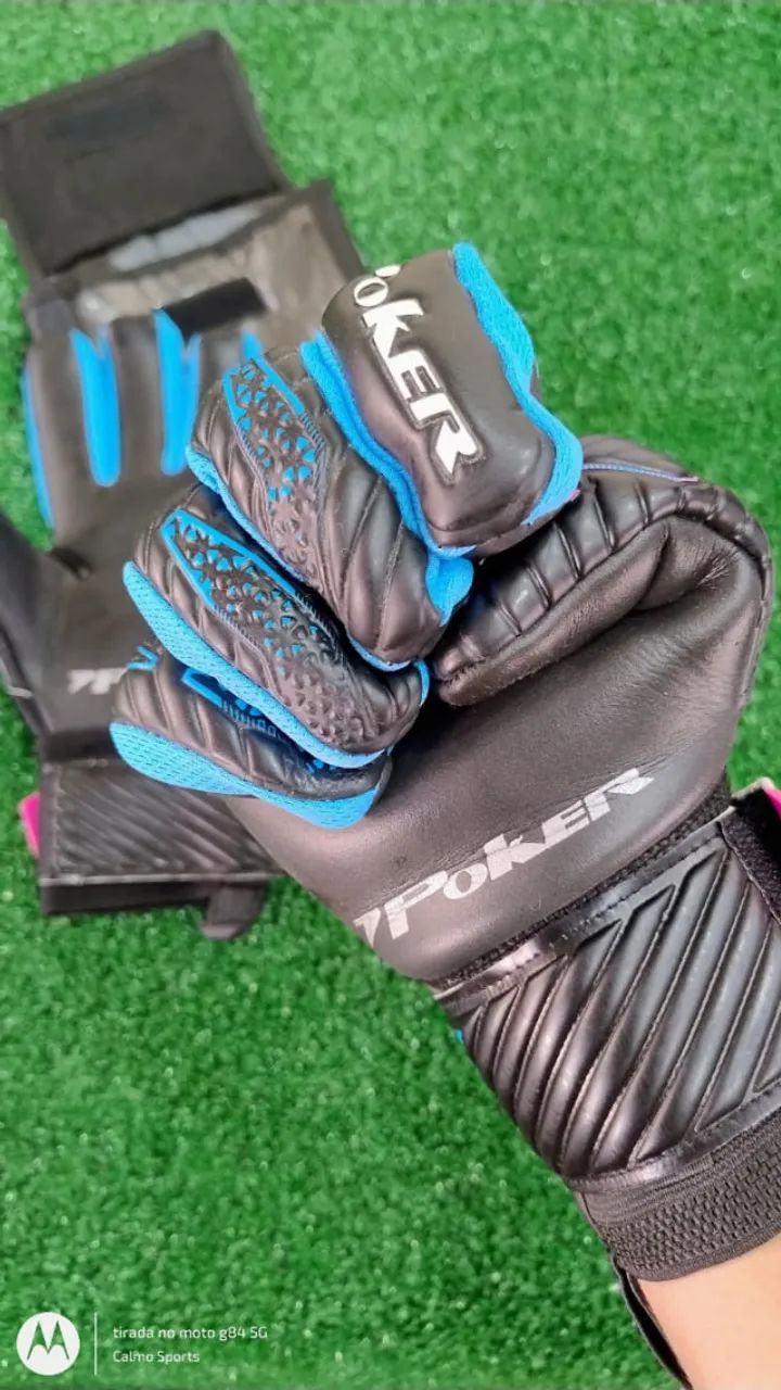 Luva Goleiro Profissional Poker Hug Flex 5 - Foto 3