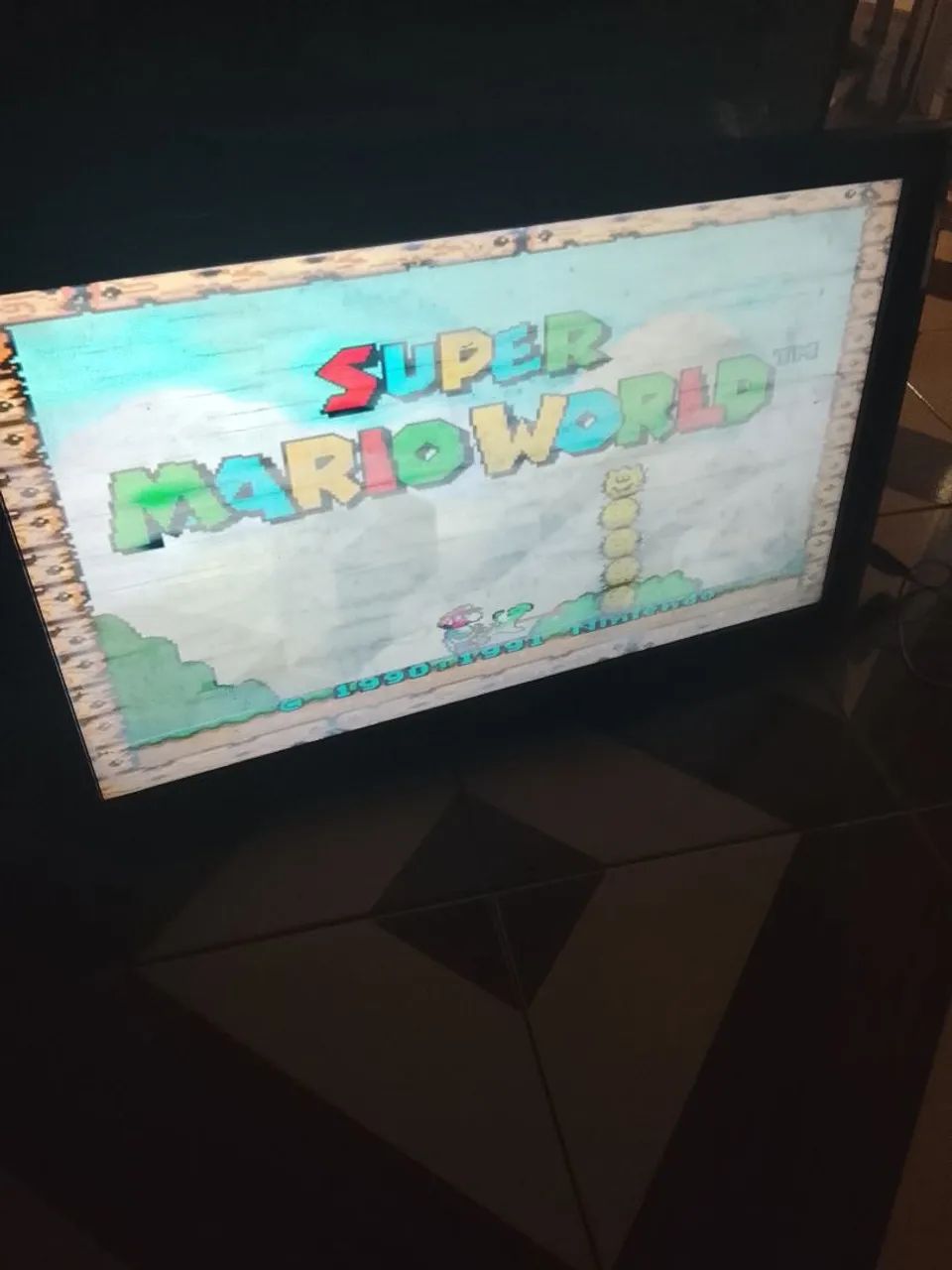 TV Samsung 42 com tela enrrugada 