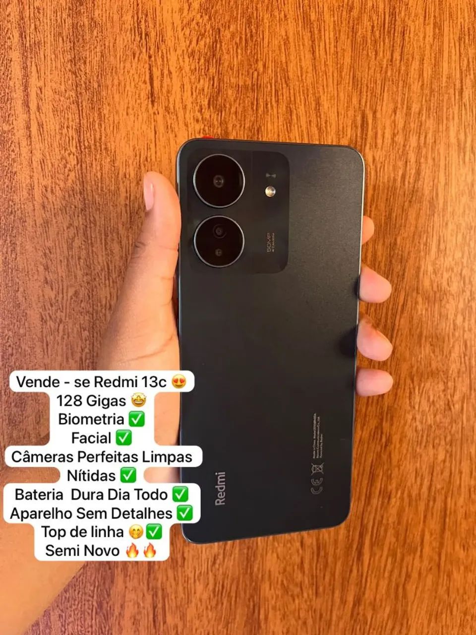 Celular Redmi 13c semi novo 
