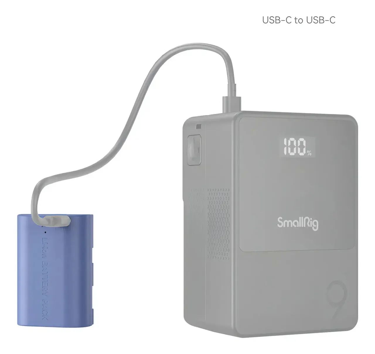 Bateria Recarregável Smallrig Para Câmera Lp-e6nh Usb-c - Foto 2