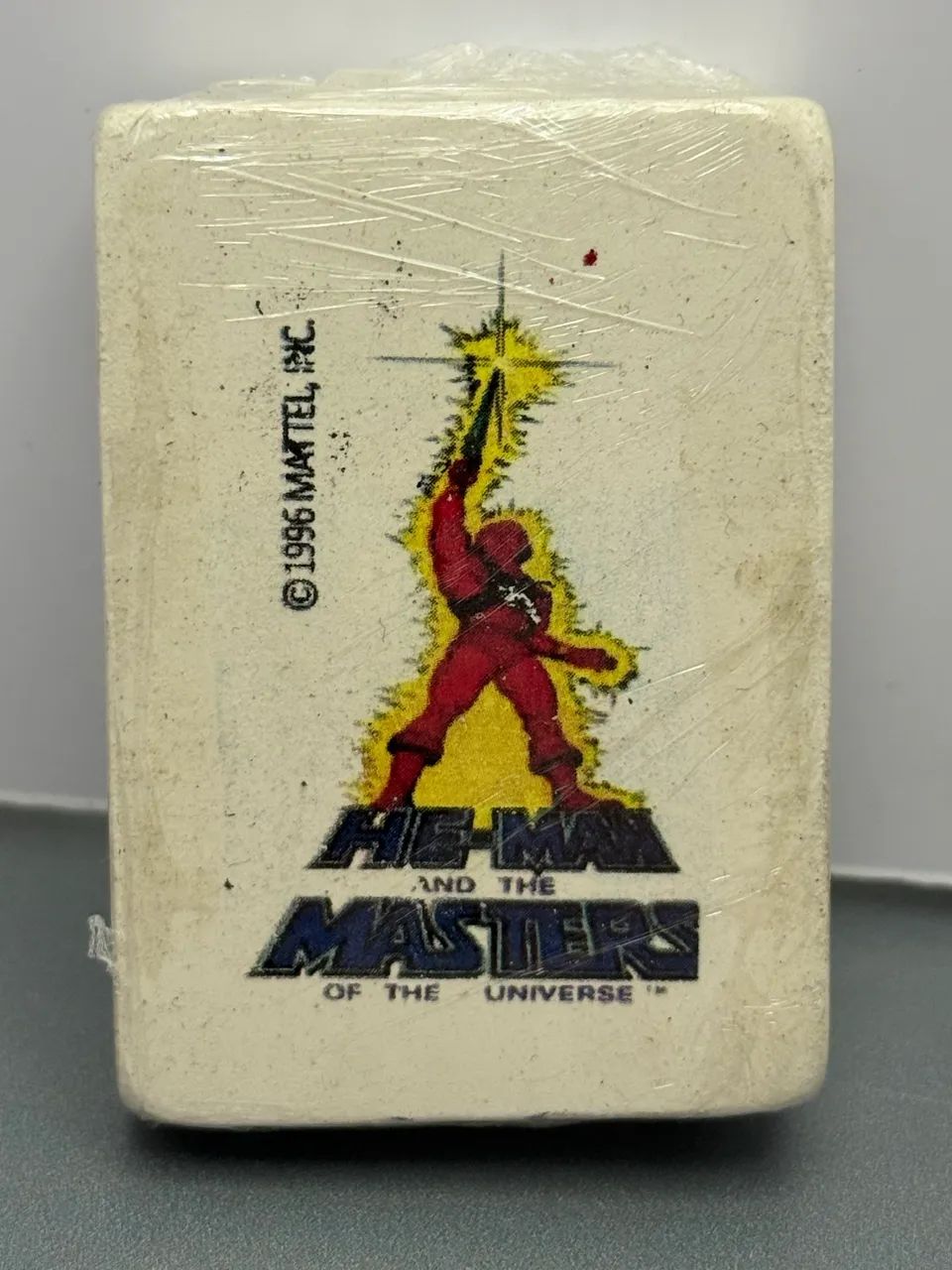 Antiga borracha He Man Mattel - 1996.
