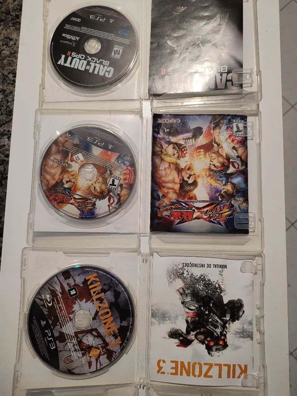 Jogos PS3 Capas Danificadas Funcionando Completos Resident Evil Killzone CoD Metal Gear  - Foto 2