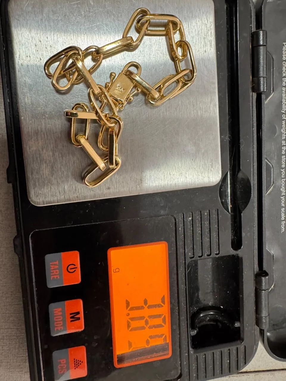 Pulseira de ouro 18k procedência garantia eterna - Foto 3