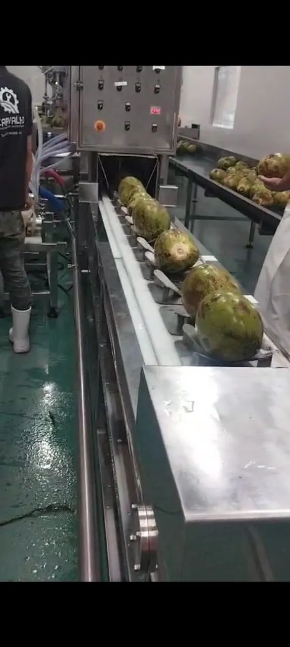 Maquina extração de água de coco.
