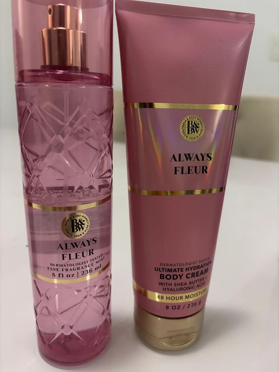 Body splash e body cream