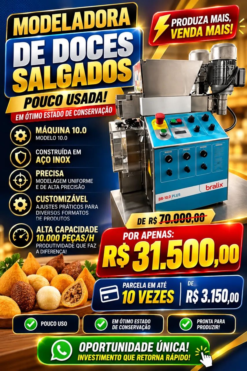 Modeladora Bralyx Maxi PRO BR-10.0 Plus
