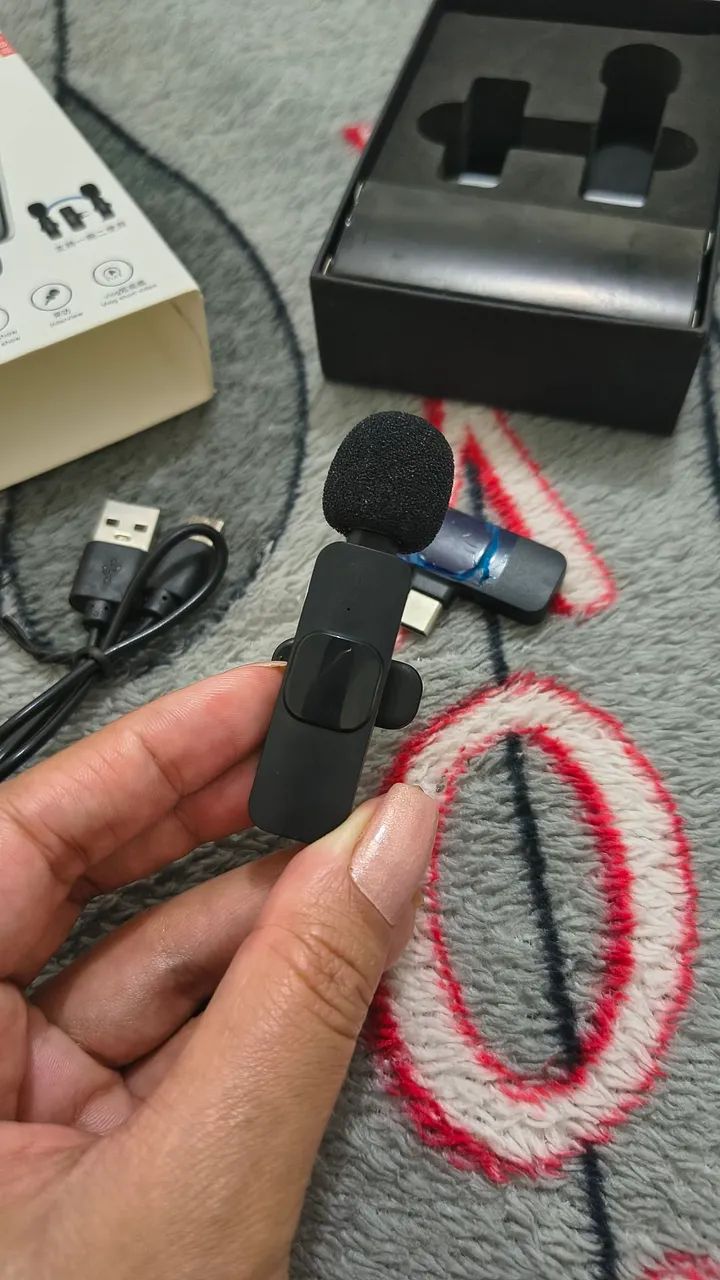 Microfone de lapela K9 - Foto 4