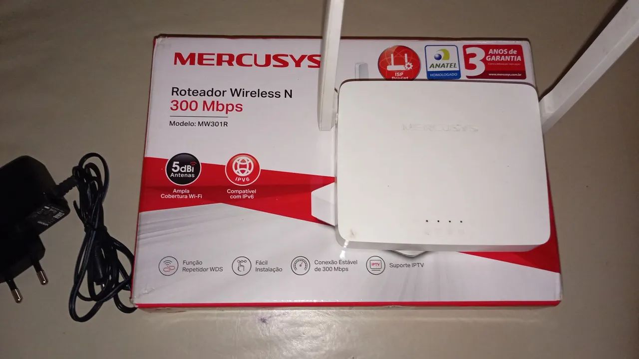 ROTEADOR MERCUSYS 100 REAIS 