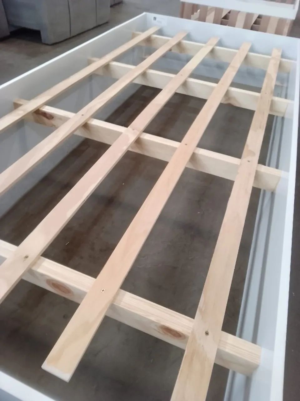 CAMA SOLTEIRO MÔNACO BRANCO/NEVE - R$ 280 - Foto 5