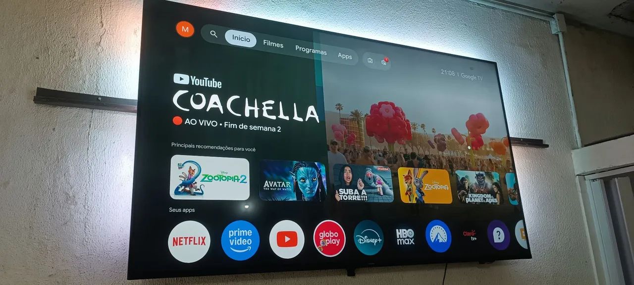 Smart tv Philips 60 4k 