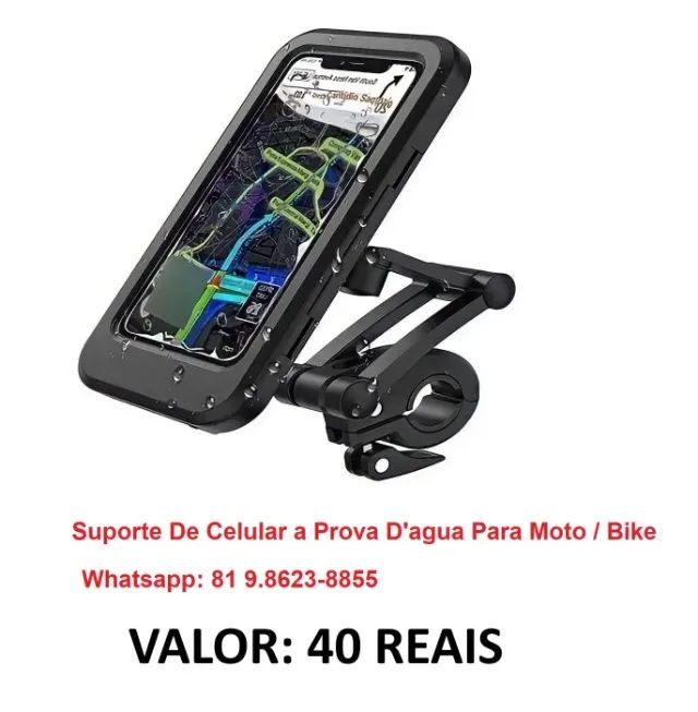 SUPORTE ´PARA CELULAR MOTO - Foto 2
