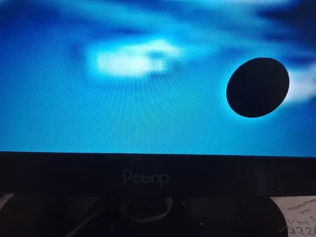 Monitor Pctop slim entrada Vga Hdmi led preto - Foto 4