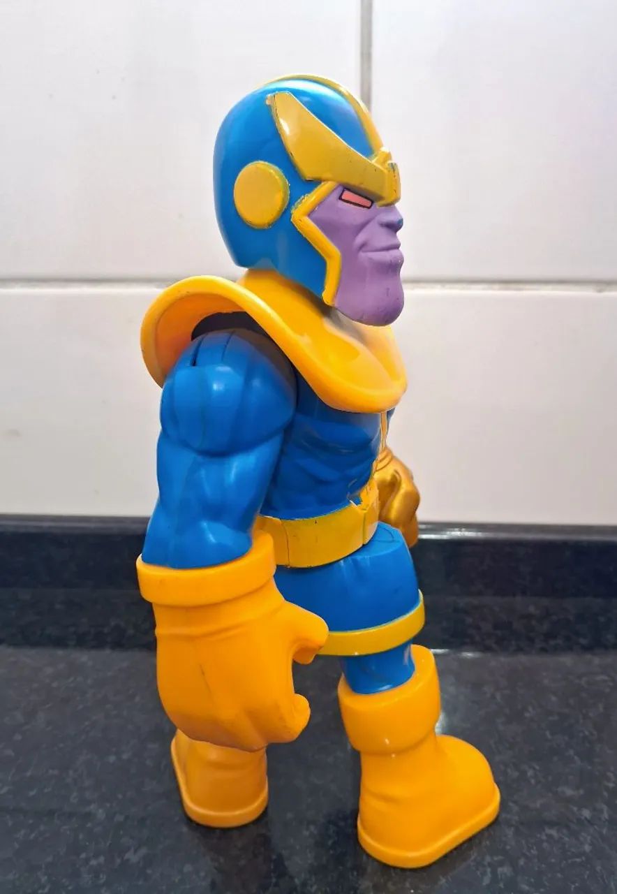 Boneco Mega Migthies Marvel Thanos Hasbro  - Foto 4