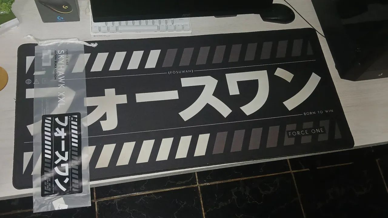 Mousepad SkyHawk Force One Preto - Foto 2