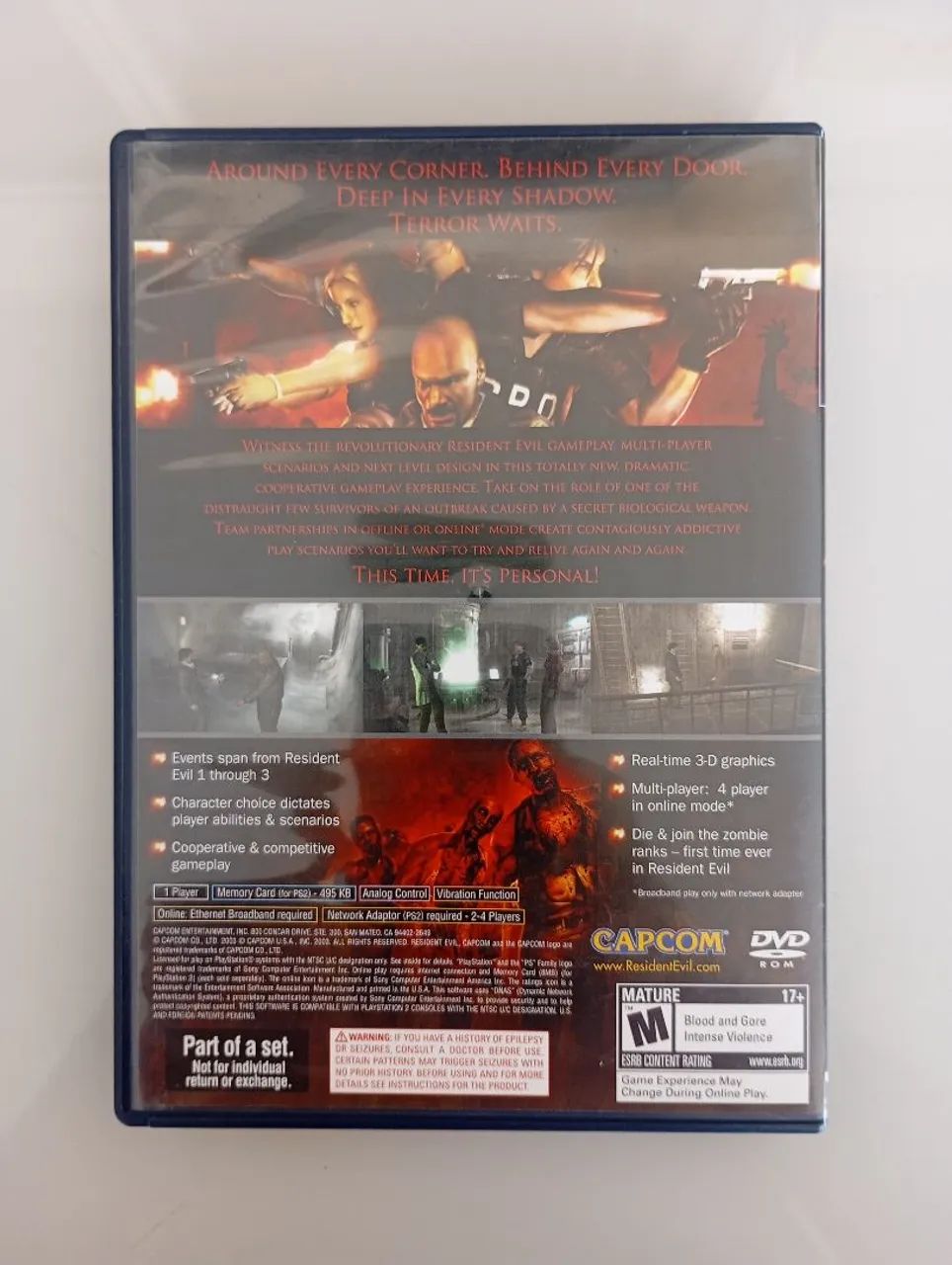 Resident Evil: Outbreak - Jogo Original PS2. - Foto 2