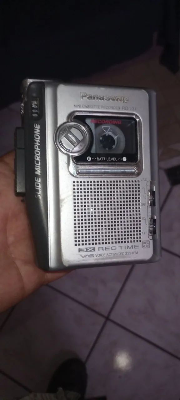 Mini gravador de voz Panasonic 