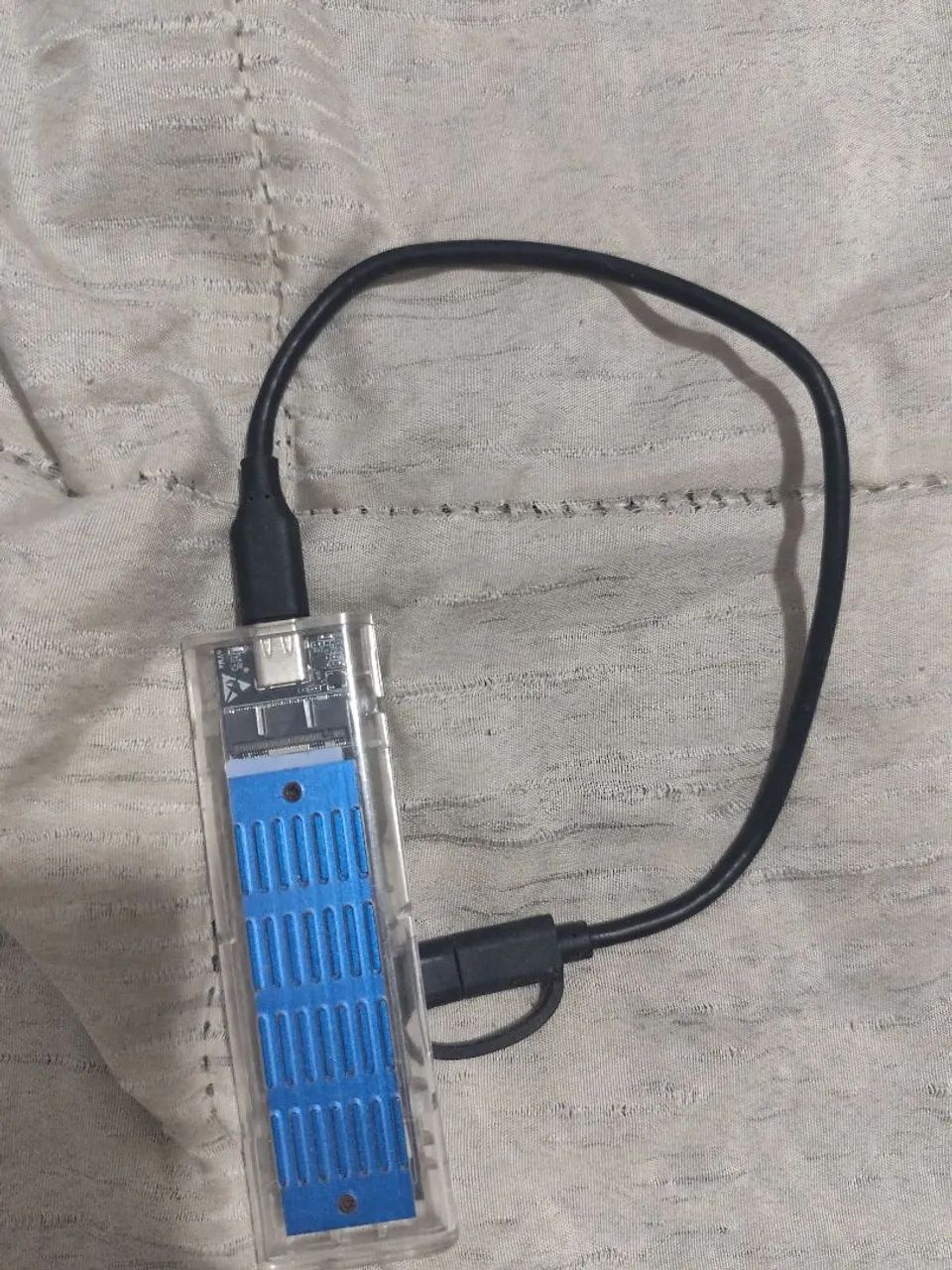 Case adaptador de SSD  NVMe  USB 3.0 - Foto 2
