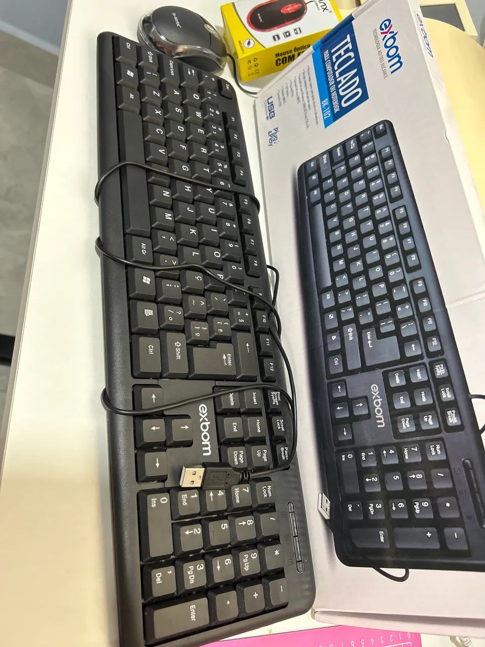 MOUSE E TECLADO NOVOS - Foto 2