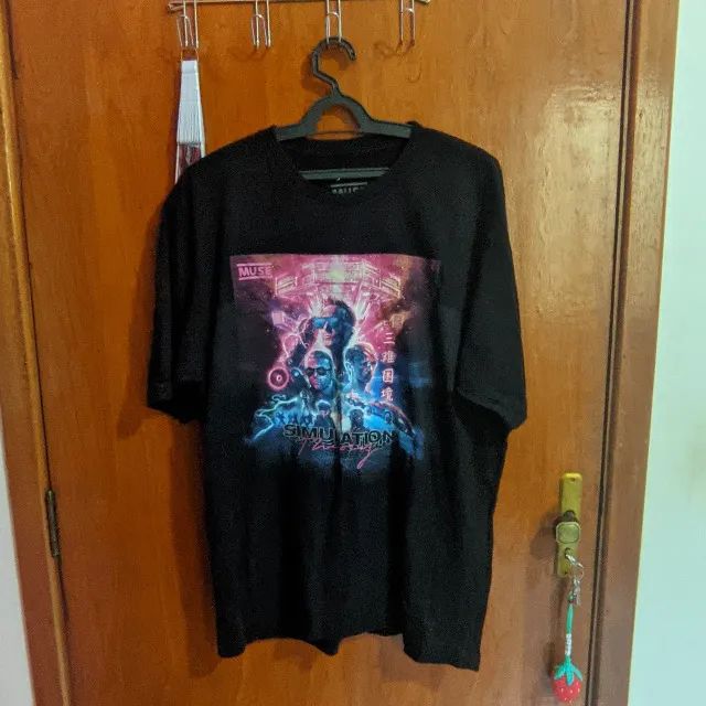 camiseta muse show simulation theory 2019 