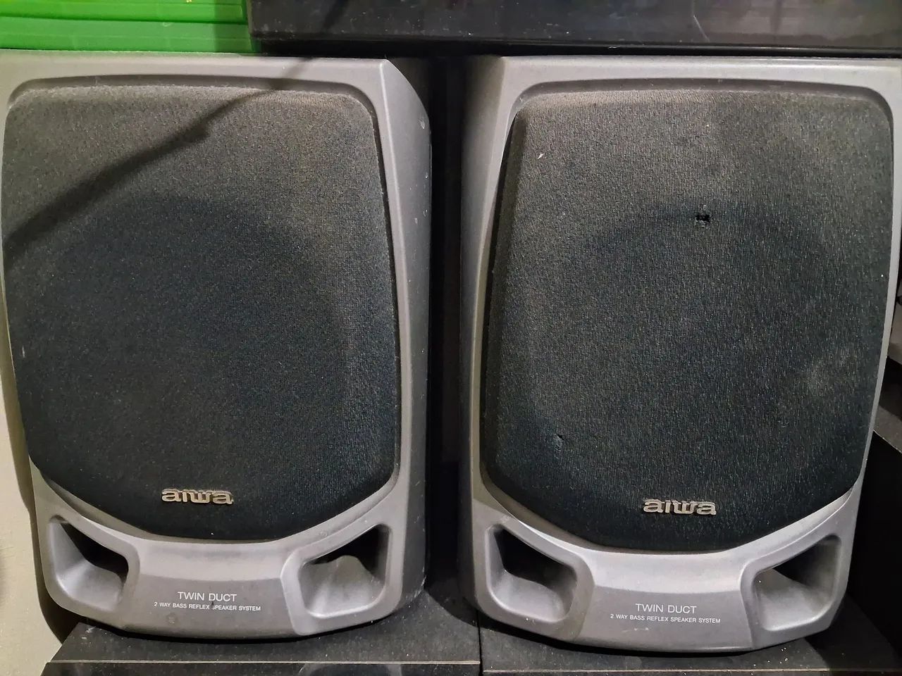 Mini system Panasonic com duas caixas de som Aiwa - Foto 3