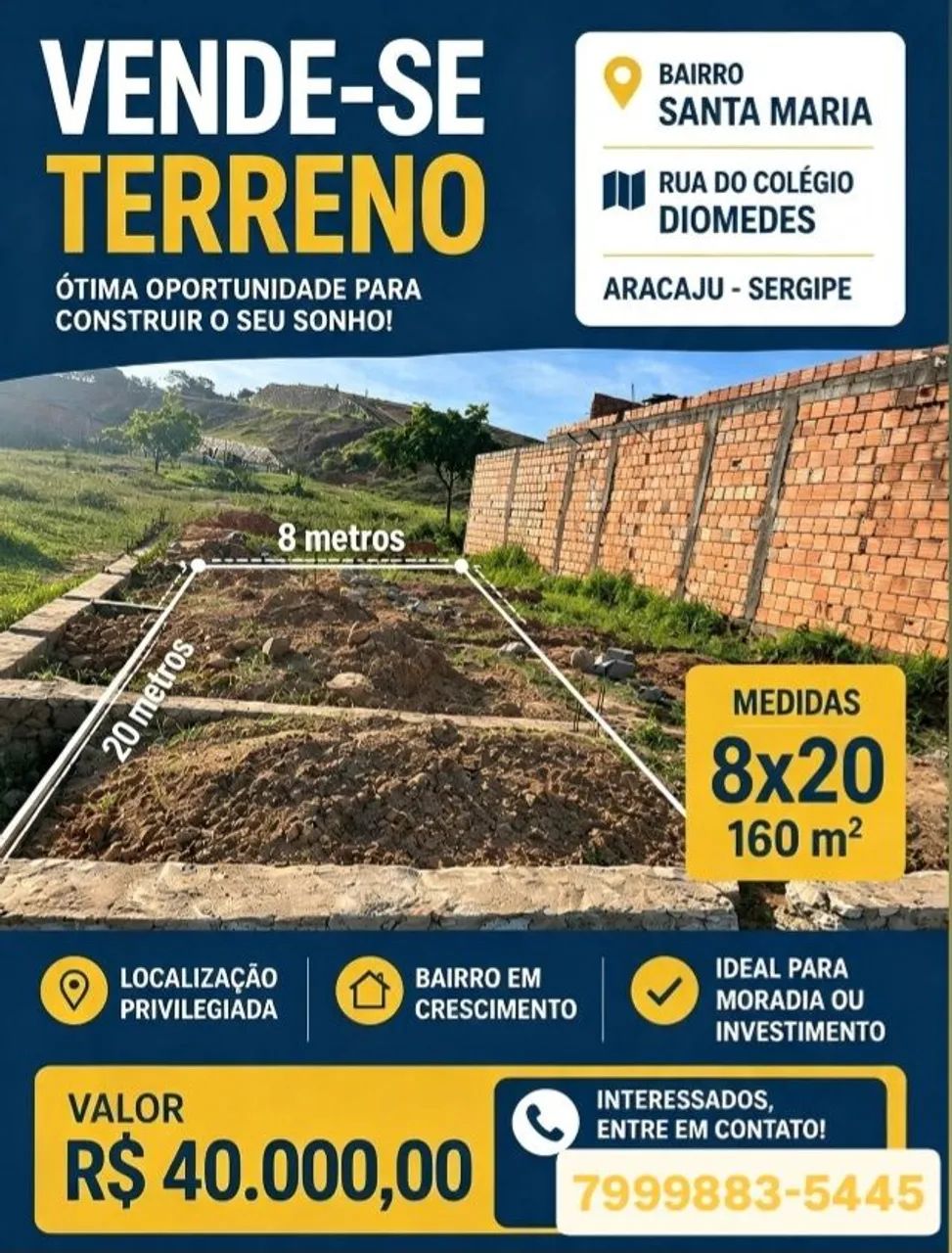 VENDE-SE TERRENO 