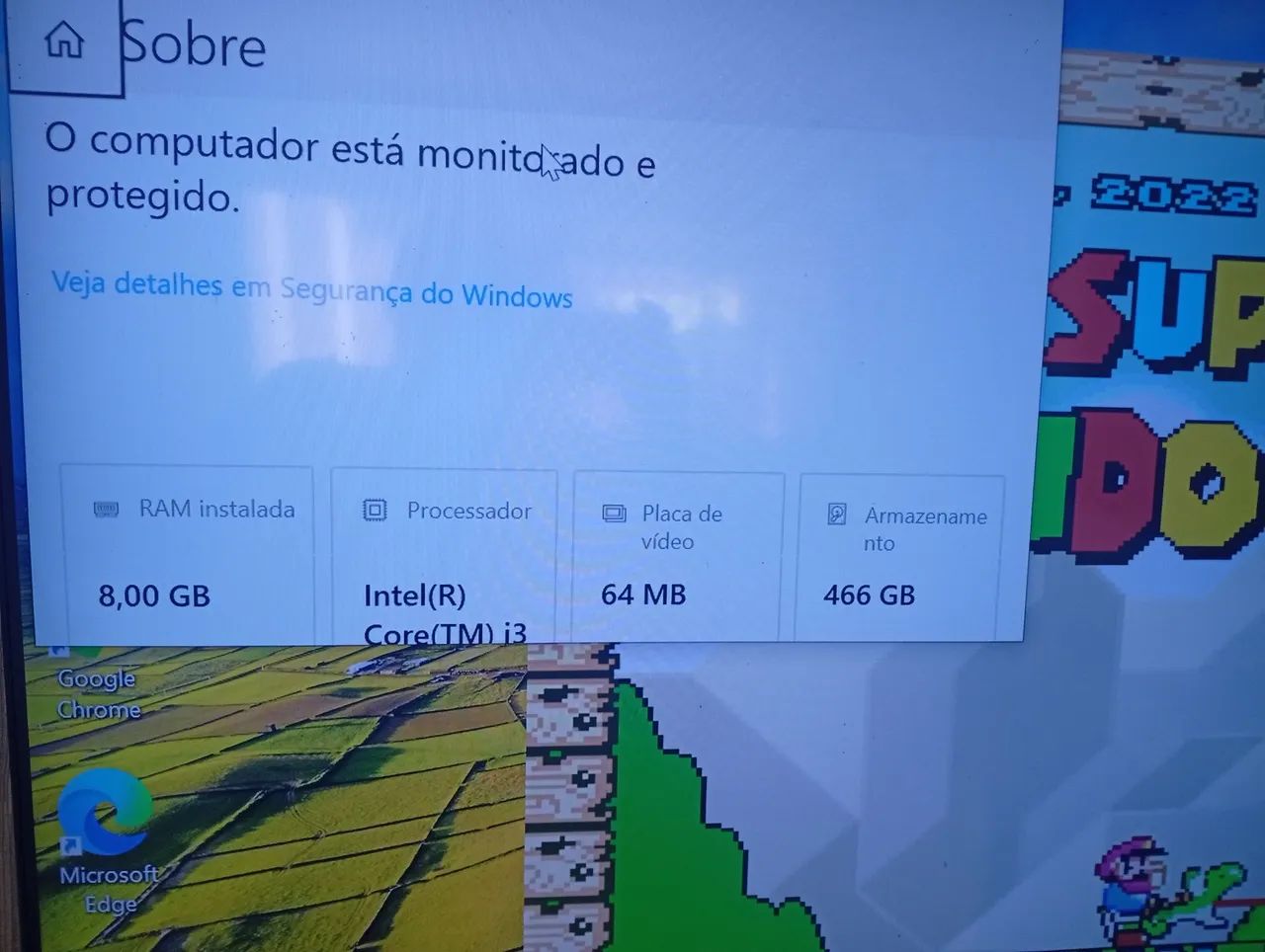 PC Gamer PCYES Intel Core i3 8GB RAM 500GB