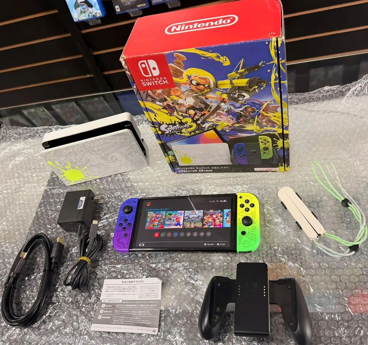 Nintendo Switch Oled Edição Limitada Splatoon 3 - Foto 2