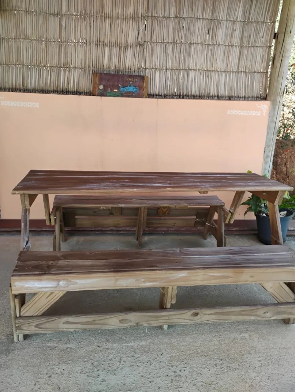 MESA/BANCO - CASA & JARDIM - Foto 2