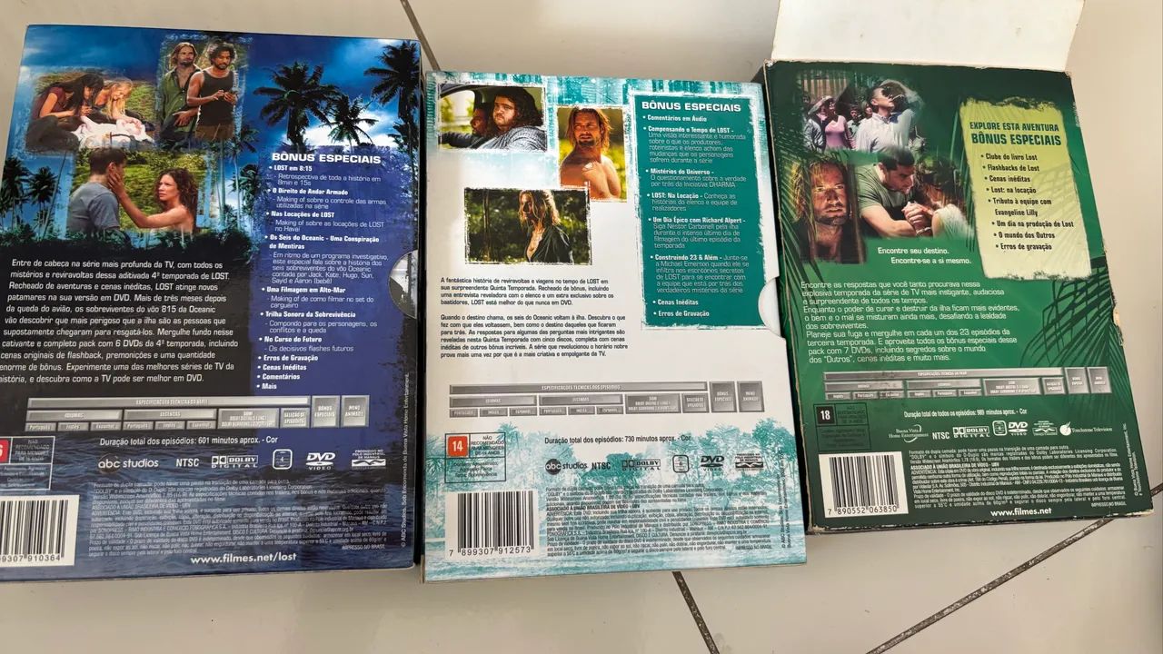 Box dvd LOST- ORIGINAIS - Foto 3
