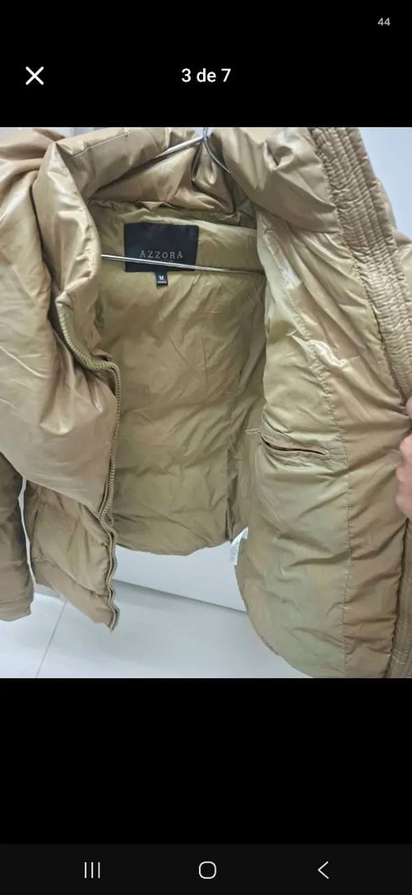 Jaqueta Puffer Feminina Azzora M - Foto 3