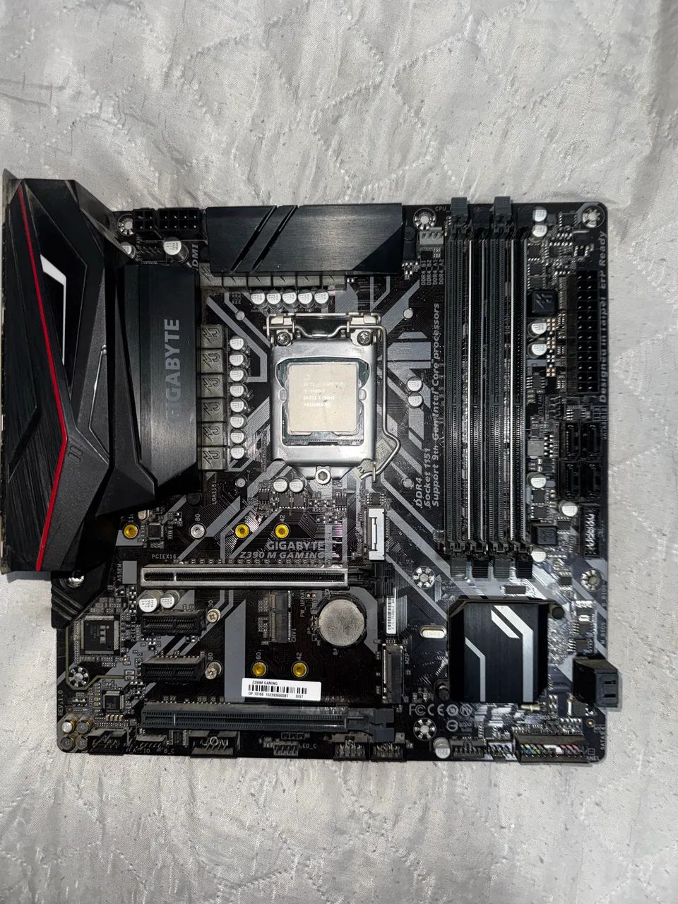 KIT UPGRADE I5-9600KF E Z390m gaming e (placa de vídeo com defeito 1050 ti)  - Foto 2
