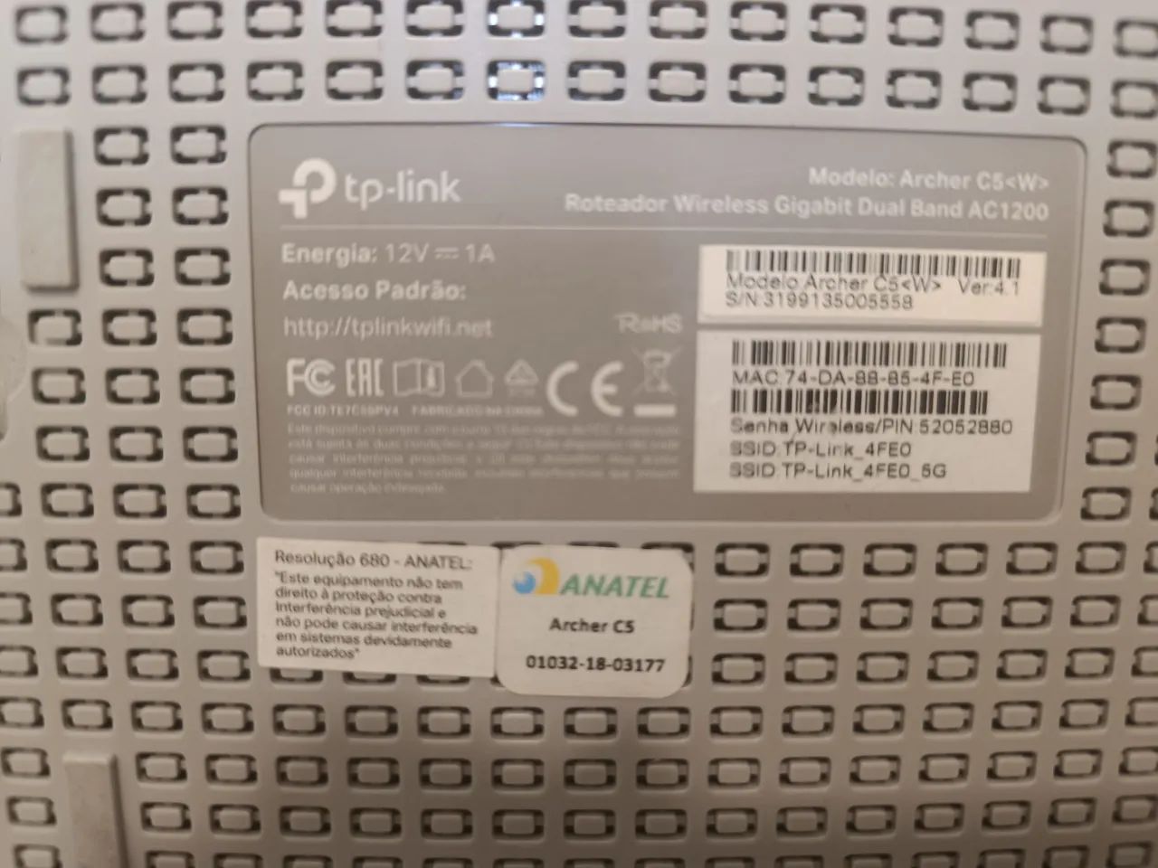 Roteador Internet Tp-Link 4 antenas - Foto 2