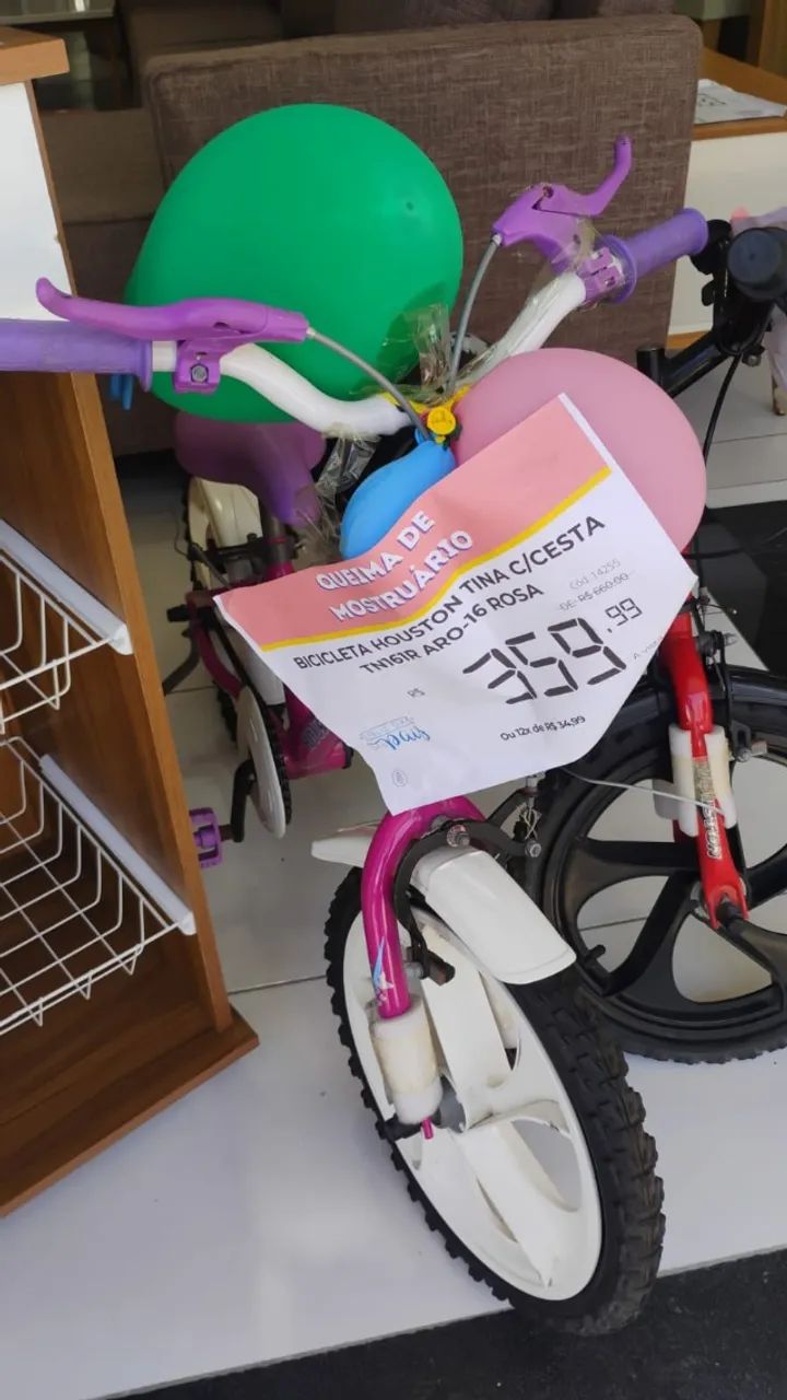 Bicicleta Aro 16 Rosa