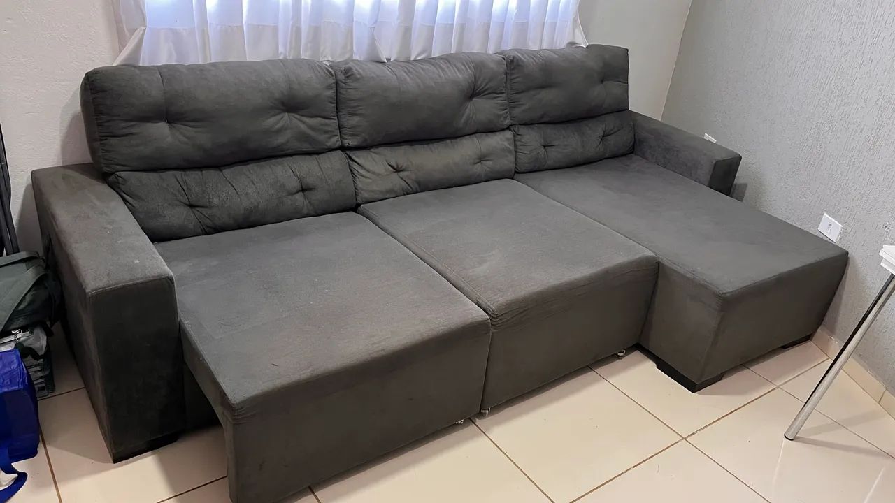 Sofá usado grande à venda em Itapetininga  - Foto 2