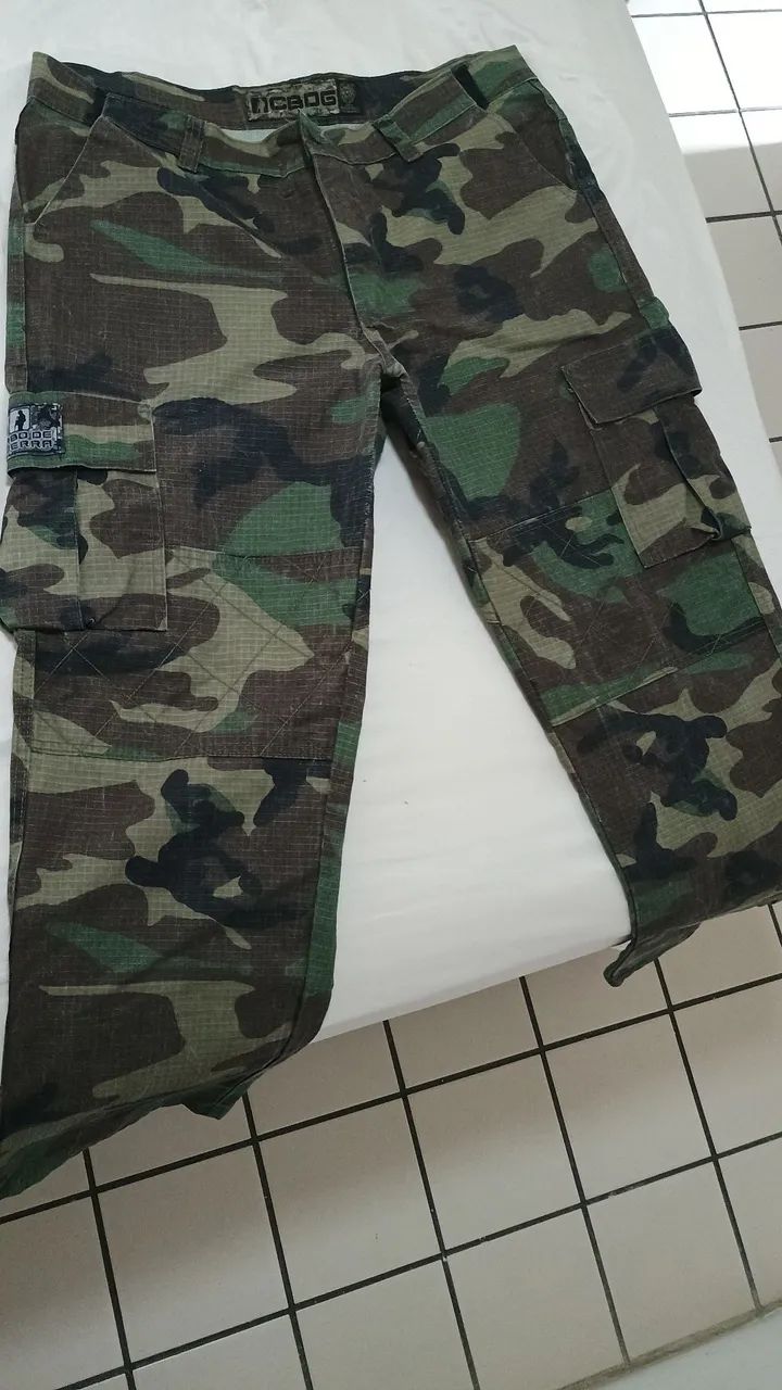 Calça Cargo Camuflada - Foto 2