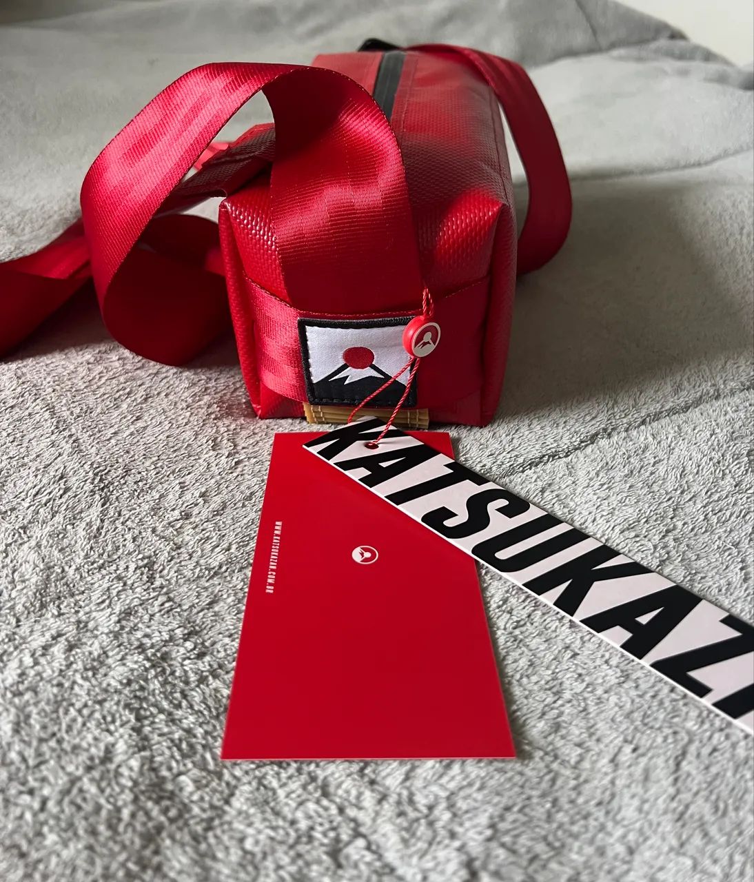 bolsa ciabatta katsukazan vermelha - Foto 4