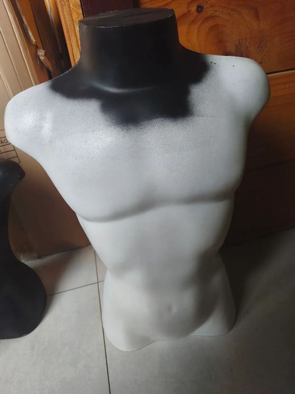 3 Bustos masculinos semi pintado  - Foto 3