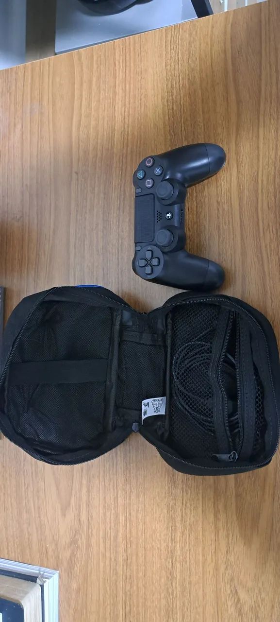 CONTROLE PS4 + CABO + CASE - Foto 2