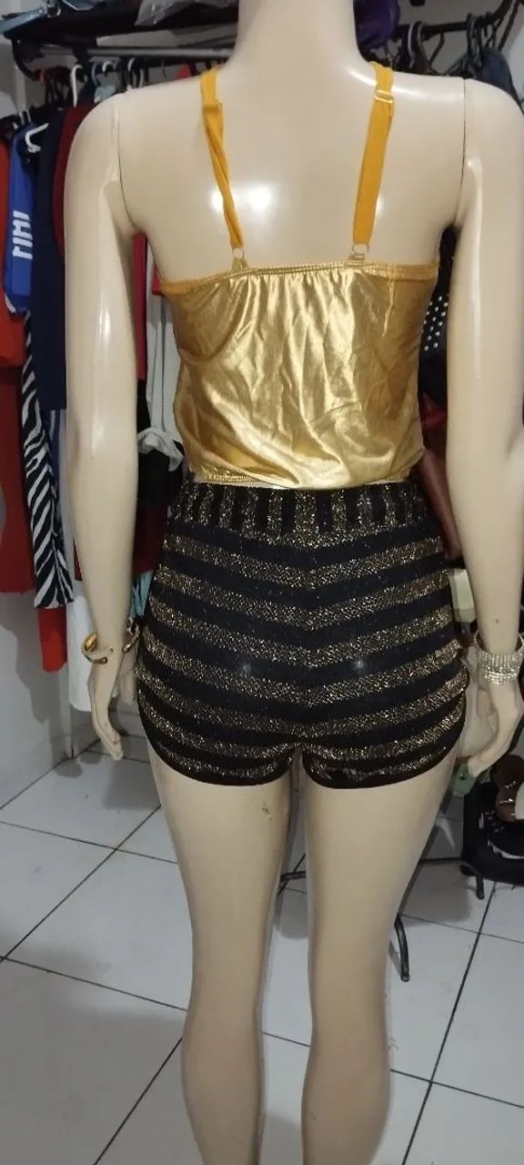 short e croped elegantes - Foto 2